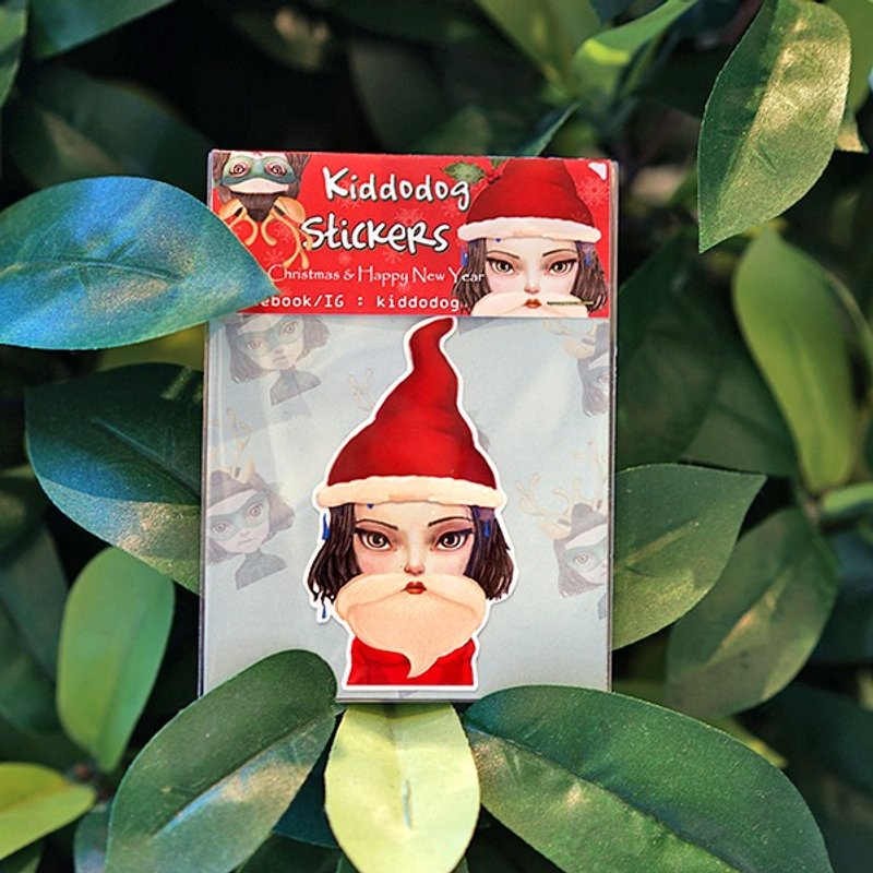Christmas gift, 聖誕 禮物, Xmas Santa Sticker, 貼紙, Christmas gifts. - 貼紙 - 紙 