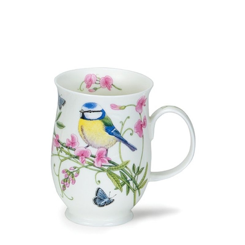 樹籬鳥馬克杯-藍鵲 - 咖啡杯 - 瓷 