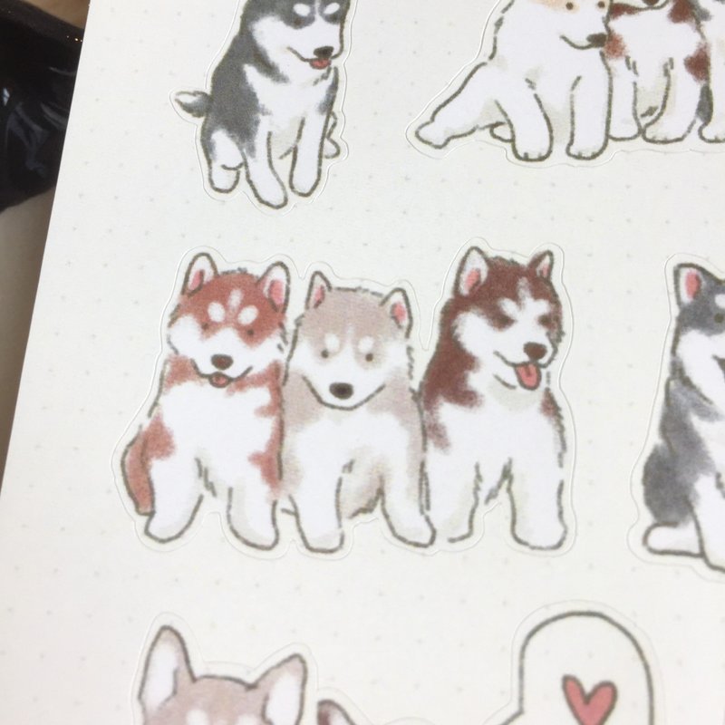 My Siberian sticker, sizeA6 PPsticker - 貼紙 - 其他材質 