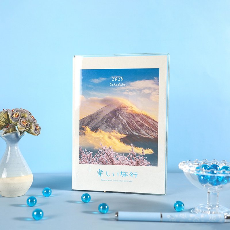 Chuyu 2025 B6/32K travel weekly diary/weekly plan/landscape diary/handbook/calendar/ - Notebooks & Journals - Paper Multicolor