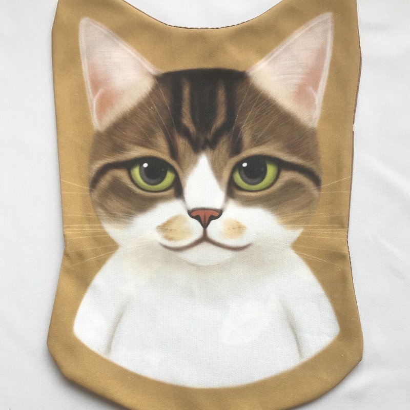 Brown White Shorthair Cat Pillow - หมอน - ผ้าฝ้าย/ผ้าลินิน 