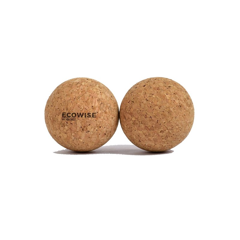 美國EcoWise 軟木筋膜放鬆按摩球 - 運動/健身器材 - 木頭 卡其色