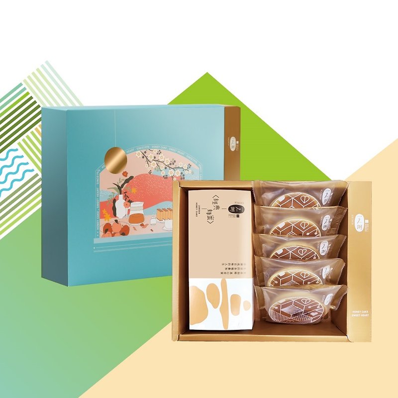 [Hometown of One] Fuhua Gift Box [Dragon Boat Festival Limited] - Cake & Desserts - Fresh Ingredients Gold