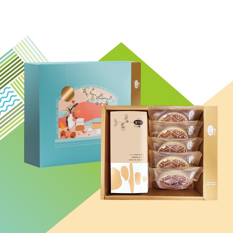 [Hometown of One] Fuhua Gift Box [Dragon Boat Festival Limited] - เค้กและของหวาน - อาหารสด สีทอง