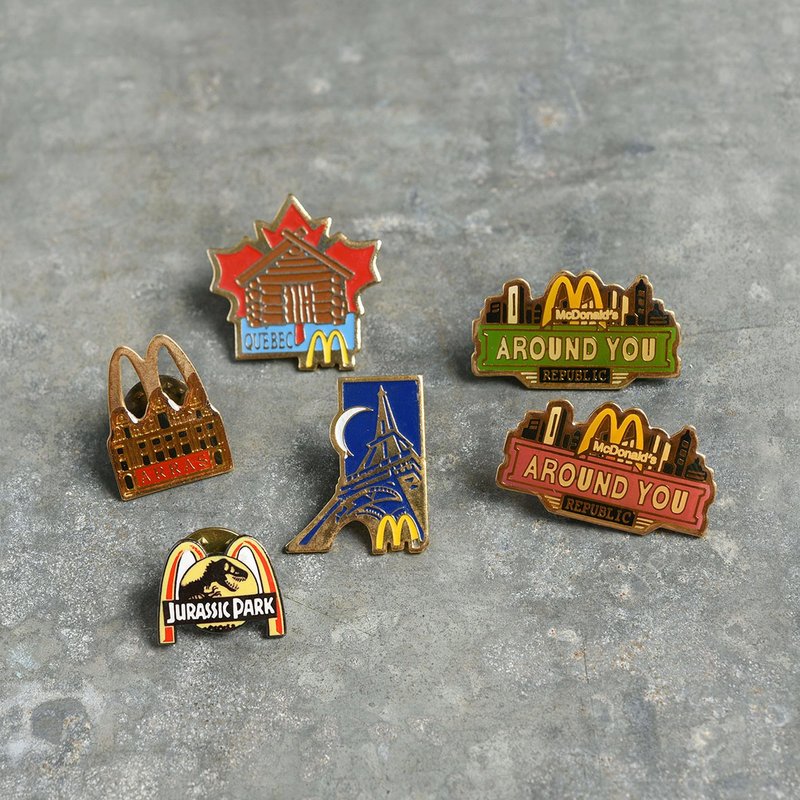 McDonalds 麥當勞別針 / Vintage 古著 - 徽章/別針 - 其他金屬 多色