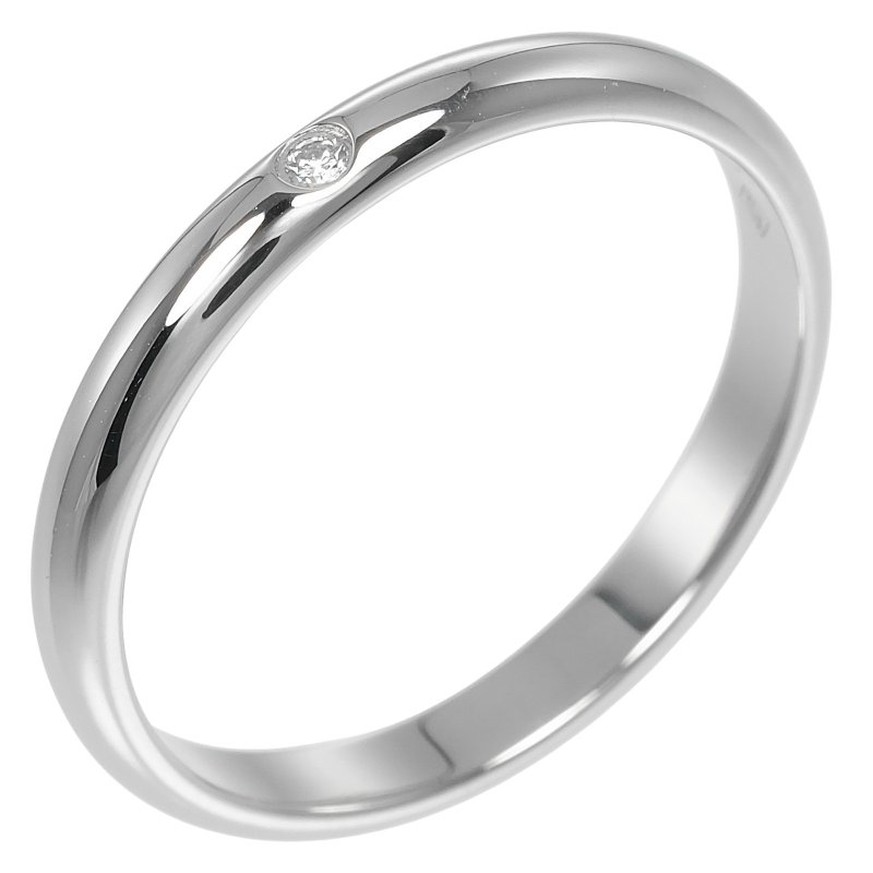 【日本直送】カルティエ CARTIER 1895 ウェディング 12.5号 リング 指輪 2.6mmモデル Pt950プラチナ ダイヤモンド 約3.1g【中古】 - 戒指 - 貴金屬 銀色