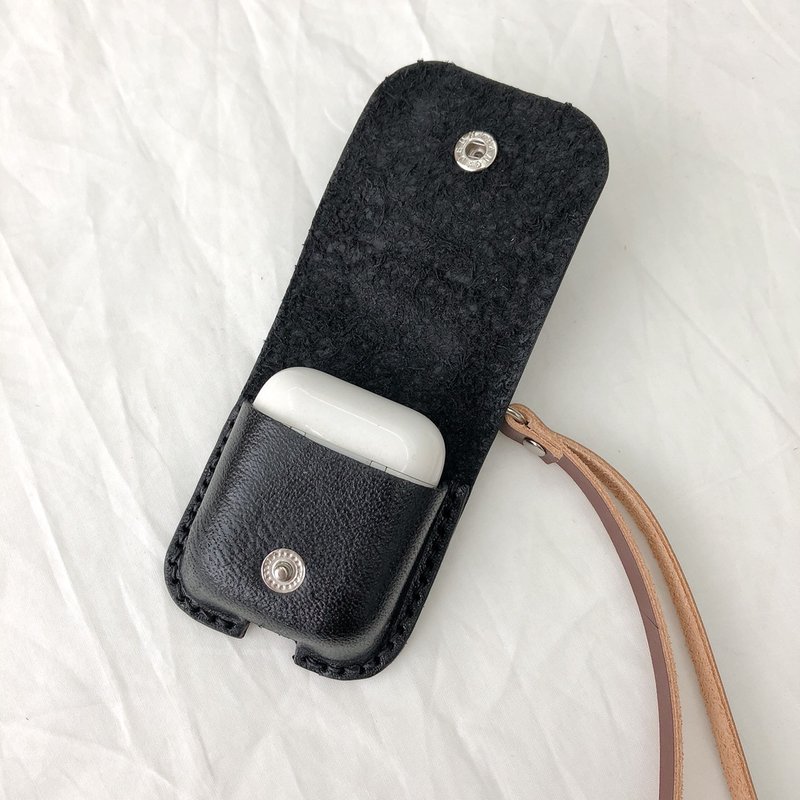 【Customized Gift】【Secret of the Forest】Airpods Simple Storage Case SS23 - Headphones & Earbuds Storage - Genuine Leather Multicolor