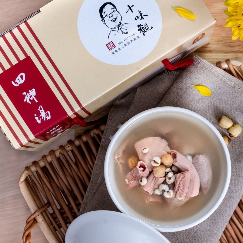 【Shiweiguan】Gourmet Snacks Sishen Soup 600g (4 pieces/box) - Mixes & Ready Meals - Other Materials Silver