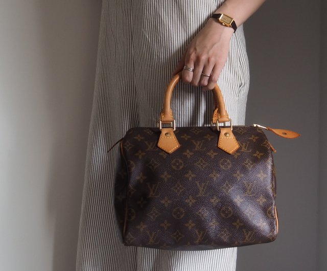 LOUIS VUITTON ルイヴィトン スピーディ25 ボストンバッグ モノグラム ヴィンテージ - ショップ OLIM VINTAGE トートバッグ ・ハンドバッグ - Pinkoi