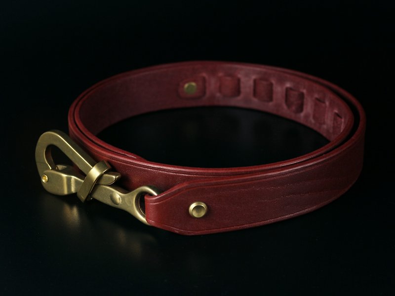 HEYOU Handmade - Sailor Belt - Belts - Genuine Leather Red
