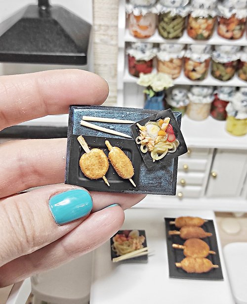 MiniatureFromIrina Japanese noodles, Realistic ramen, Japanase, ramen, Kushikatsu, sale