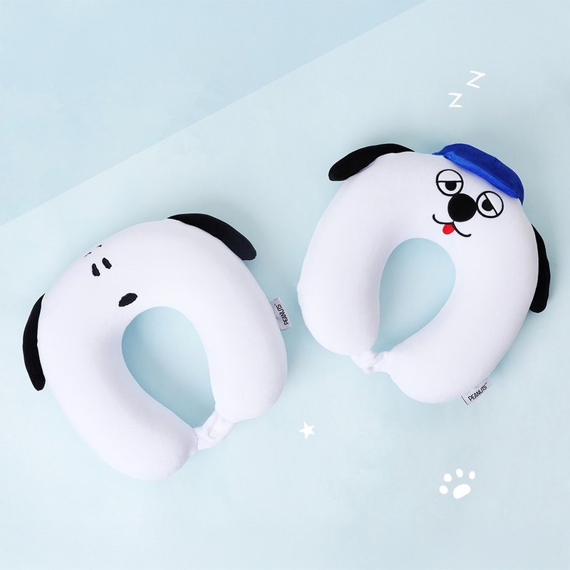 Peanuts史努比記憶U型枕-Snoopy Olaf 歐拉夫 記憶棉旅行頸枕 - 其他 - 聚酯纖維 多色