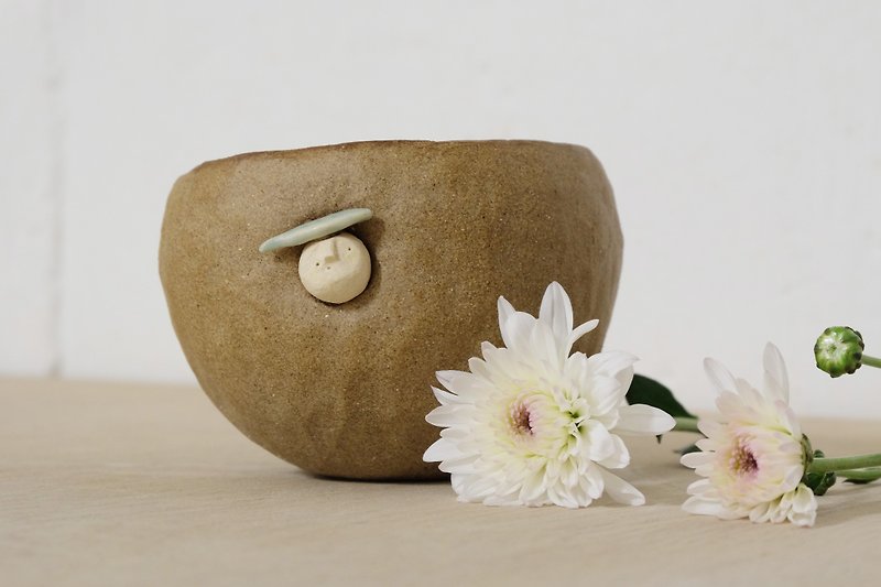 A Decorative Pottery Mini Plant Pot - Pottery & Ceramics - Pottery Khaki