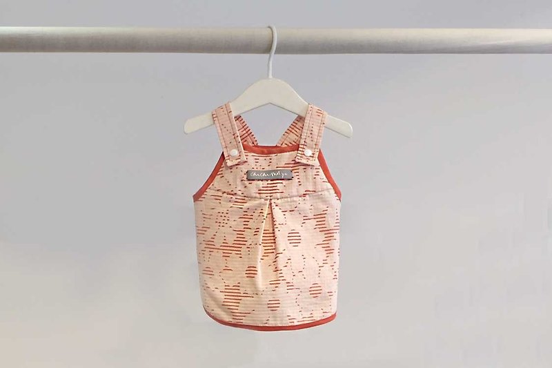 | chacha.metyou / Walking to watch the sunset small red flower dress / dog hairy child | - Clothing & Accessories - Cotton & Hemp Red