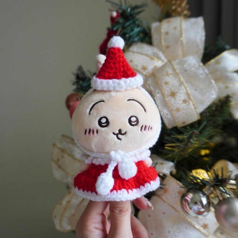 Jiikawa Baby Clothes-Christmas Eve Elf only sells baby clothes and does not include doll Christmas gifts - Stuffed Dolls & Figurines - Cotton & Hemp Red