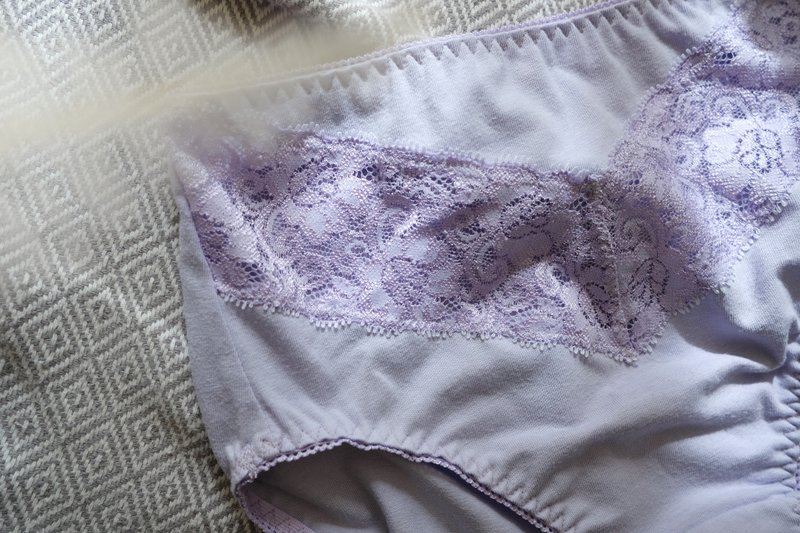 Style・Combed Cotton・High Waist Briefs・Made in Taiwan - Women's Underwear - Cotton & Hemp Purple