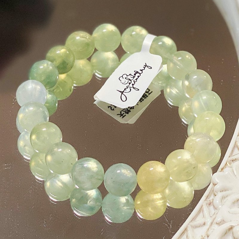 AmeliaJewelry丨吉夏安居丨INFP高品葡萄石原創設計手鍊 - 手鍊/手環 - 水晶 綠色