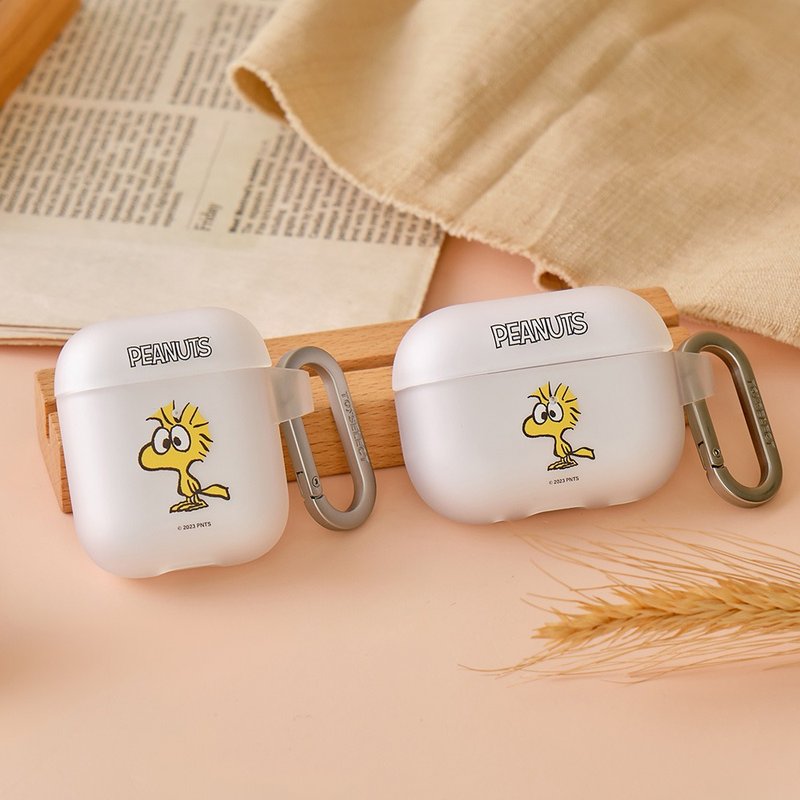 SNOOPY Snoopy's eyes widen and strong anti-fall AirPods protective case - Headphones & Earbuds Storage - Plastic Multicolor