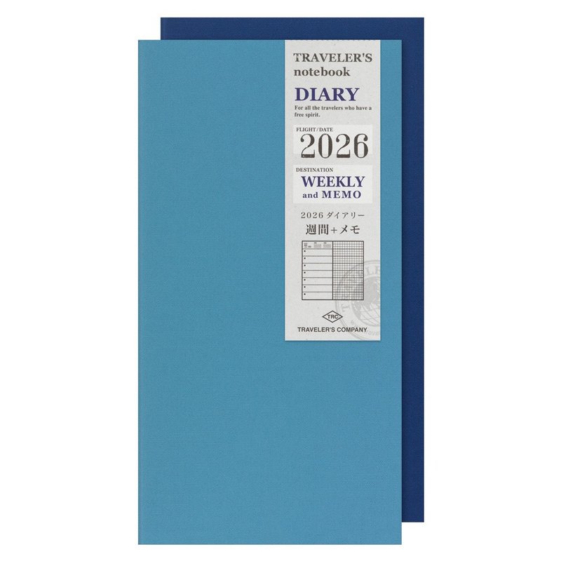【預購】Traveler's Notebook 2026 週間手帳 補充包 - 筆記本/手帳 - 紙 多色