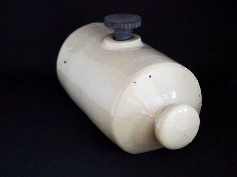 British century antique pottery hot water thermos pottery collector series - เซรามิก - ดินเผา 