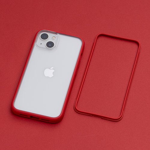 犀牛盾RHINOSHIELD Mod NX邊框背蓋兩用手機殼-紅 for iPhone 系列