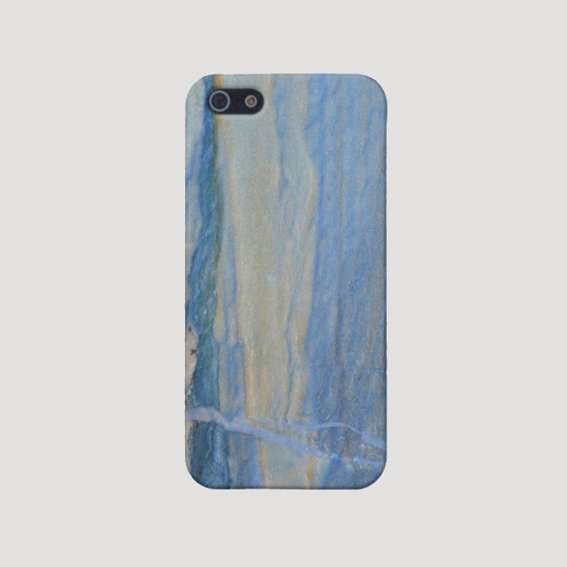 iPhone case Samsung Galaxy case phone case blue marble - 手機殼/手機套 - 塑膠 藍色