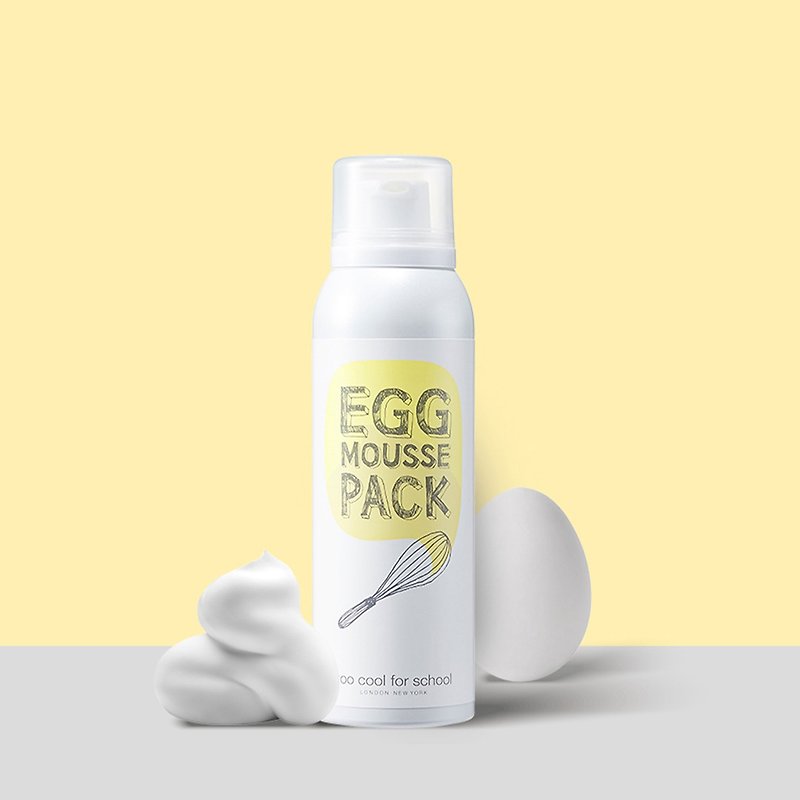 White Smooth Egg Mask│too cool for school - ที่มาส์กหน้า - วัสดุอื่นๆ 