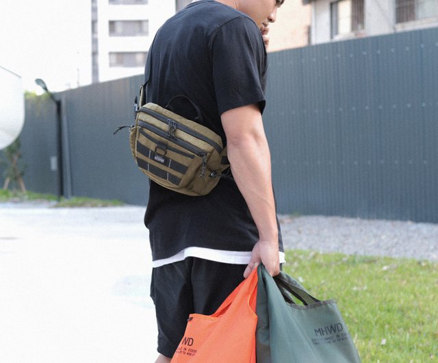 希少✨TOUGH ウエストポーチ ヴィンテージ加工 カーキ　パッチワーク 希少✨TOUGH ウエストポーチ ヴィンテージ加工 カーキ パッチ