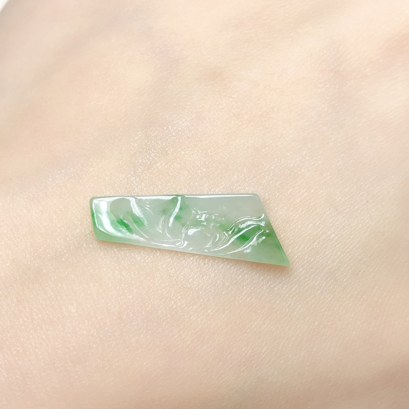 冰飄陽翡翠蓮花 | 天然緬甸A貨翡翠 | 送禮 - 其他 - 玉石 多色