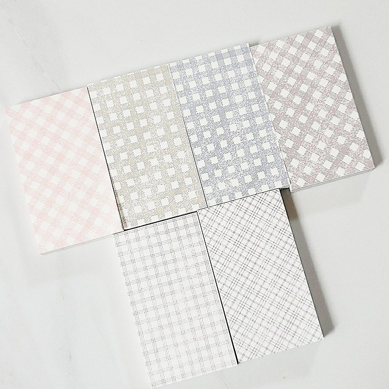 plaid paper - Sticky Notes & Notepads - Paper 