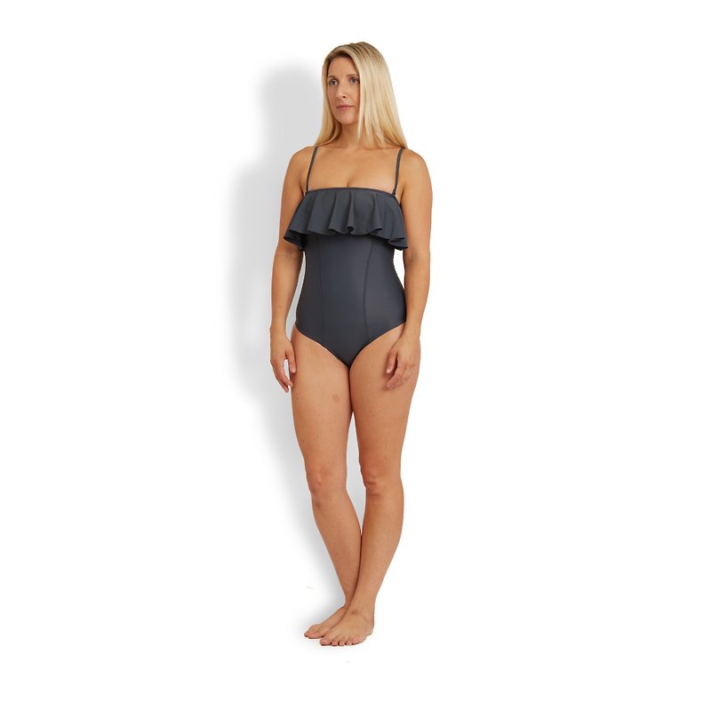 BROOKLYN: Sculpture Swimwear - Women's Swimwear - Polyester Black