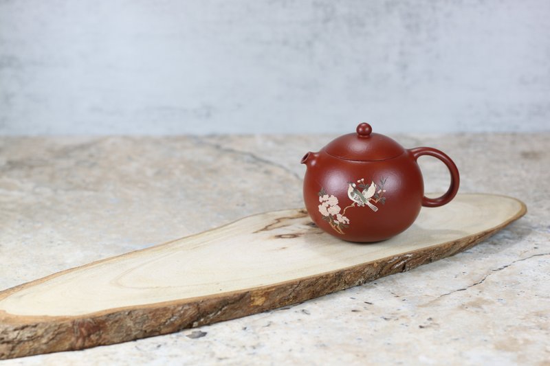 [Christmas Gift Box] Hanxiang Dahongpao Yixing purple clay pot made by Zhang Linling 160ml - ถ้วย - ดินเผา 
