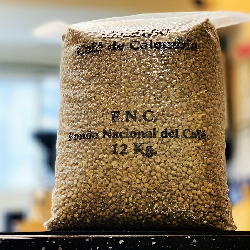 [CW] Green Coffee Beans│Colombia-Medellin / Decaf version 12kg/bag - กาแฟ - อาหารสด สีนำ้ตาล