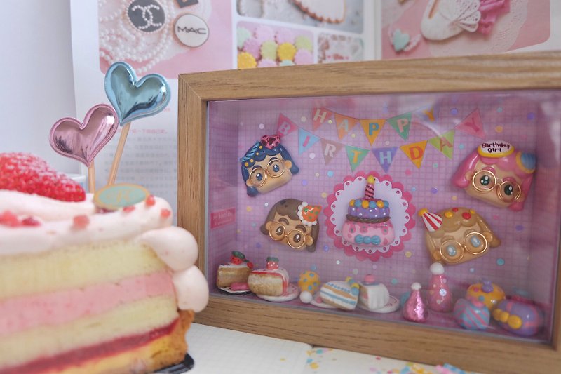 生日快樂【my birthday girl】 閃亮亮的夏日蛋糕系列 - 擺飾/家飾品 - 其他材質 多色