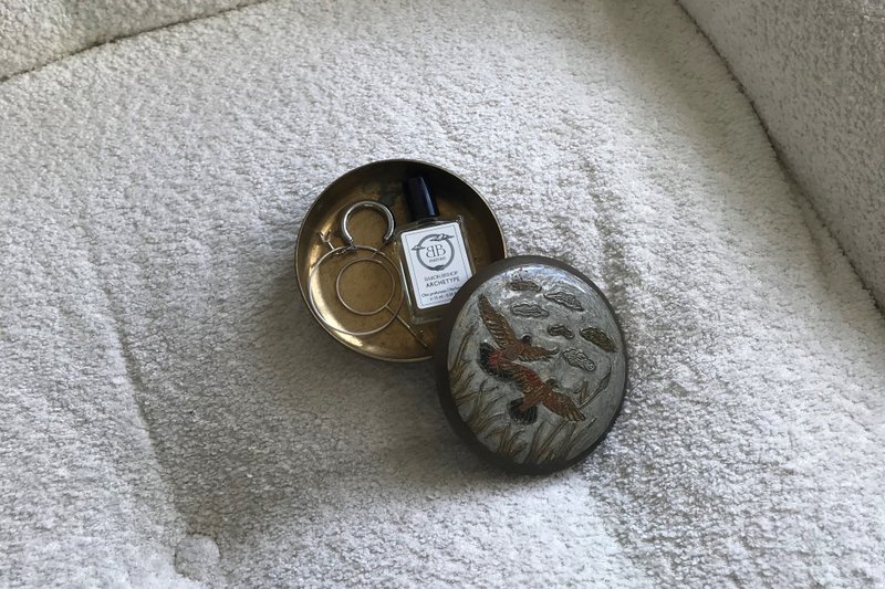 歐洲琺瑯 銅製 飾品盒 - 居家收納/收納盒/儲物盒 - 銅/黃銅 金色