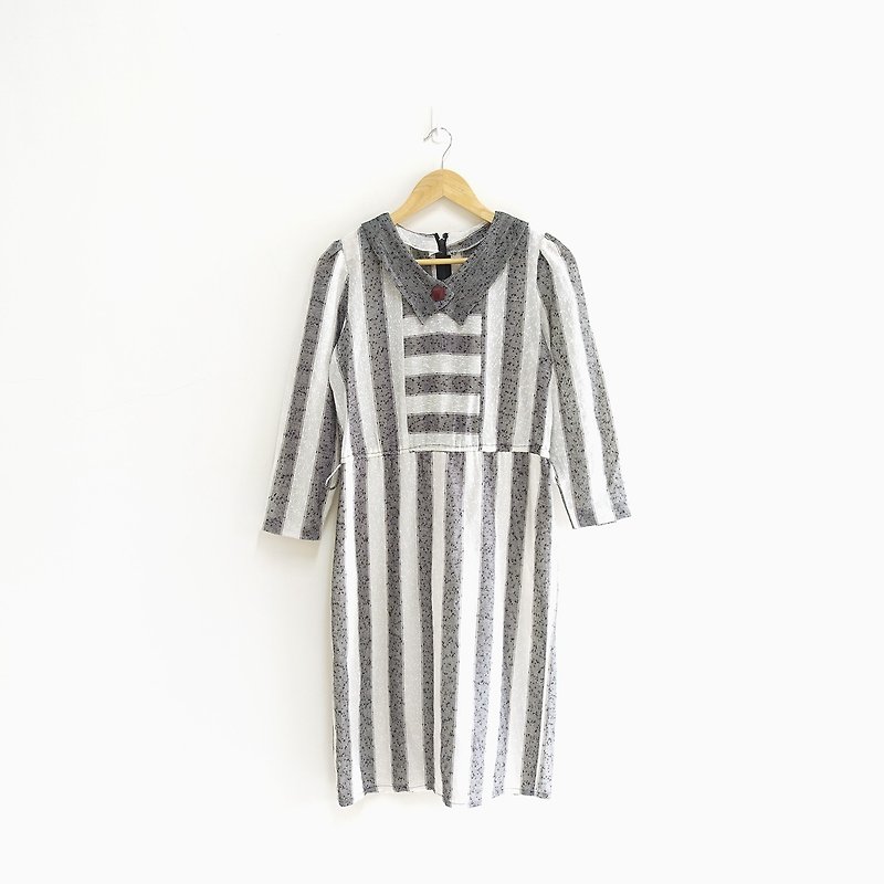 │Slowly│ Zebra - Vintage Dress│vintage. Vintage. Art - ชุดเดรส - เส้นใยสังเคราะห์ หลากหลายสี