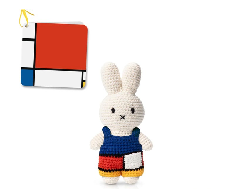 Miffy handmade Mondrian Overall - ของเล่นเด็ก - ผ้าฝ้าย/ผ้าลินิน หลากหลายสี