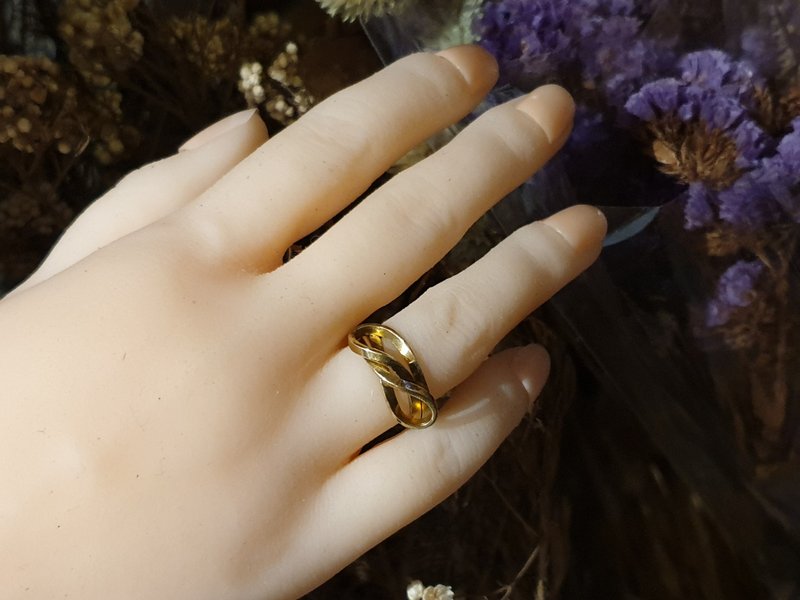 Oˋre Jewelry_設計師款_銅系列_黃銅_Copper_戒指_可訂製_可客製 - 戒指 - 銅/黃銅 