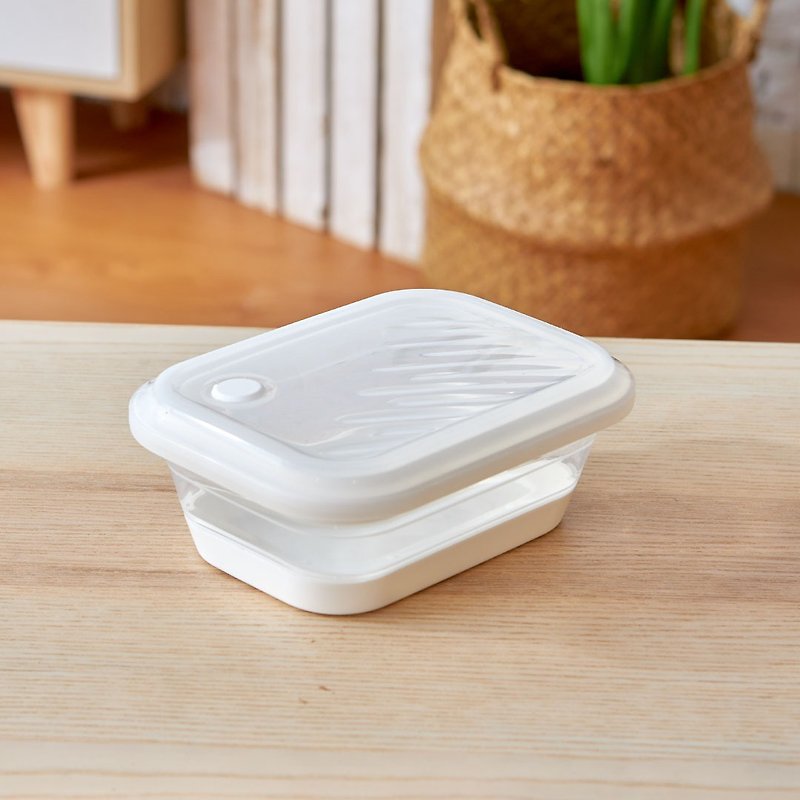 Space Box 太空折疊保鮮盒 - 矽膠保鮮盒 / 摺疊保鮮盒 - 便當盒/飯盒 - 矽膠 白色