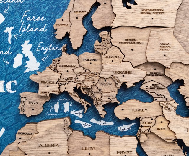 世界地図 木製 額 スペイン　壁掛け　アンティーク 世界地図 木製 額 スペイン 壁掛け アンティーク 絵画 - 絵画