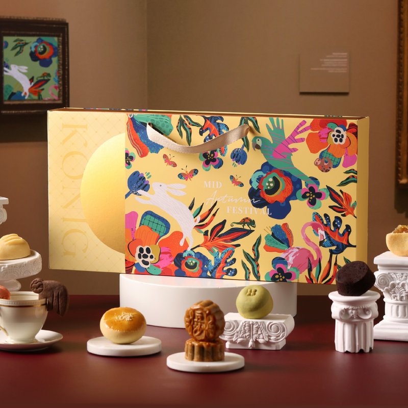 【金格食品】采吟月中秋禮盒 - 蛋糕/甜點 - 其他材質 黃色