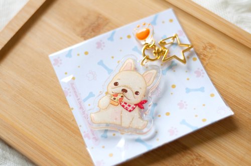 フレンチ ブルドッグ キーホルダー - ショップ heartmelter.gift