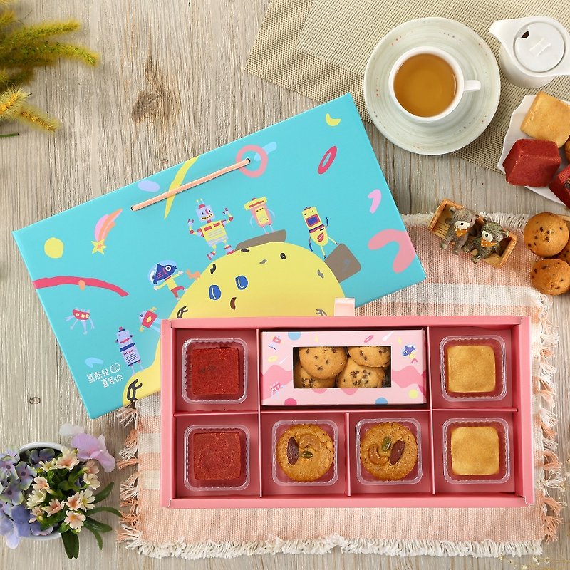 [Magpies. Mid-Autumn Festival Pre-order] Fireworks show-D1 (6 gift box / biscuit / moon cake) - คุกกี้ - กระดาษ หลากหลายสี