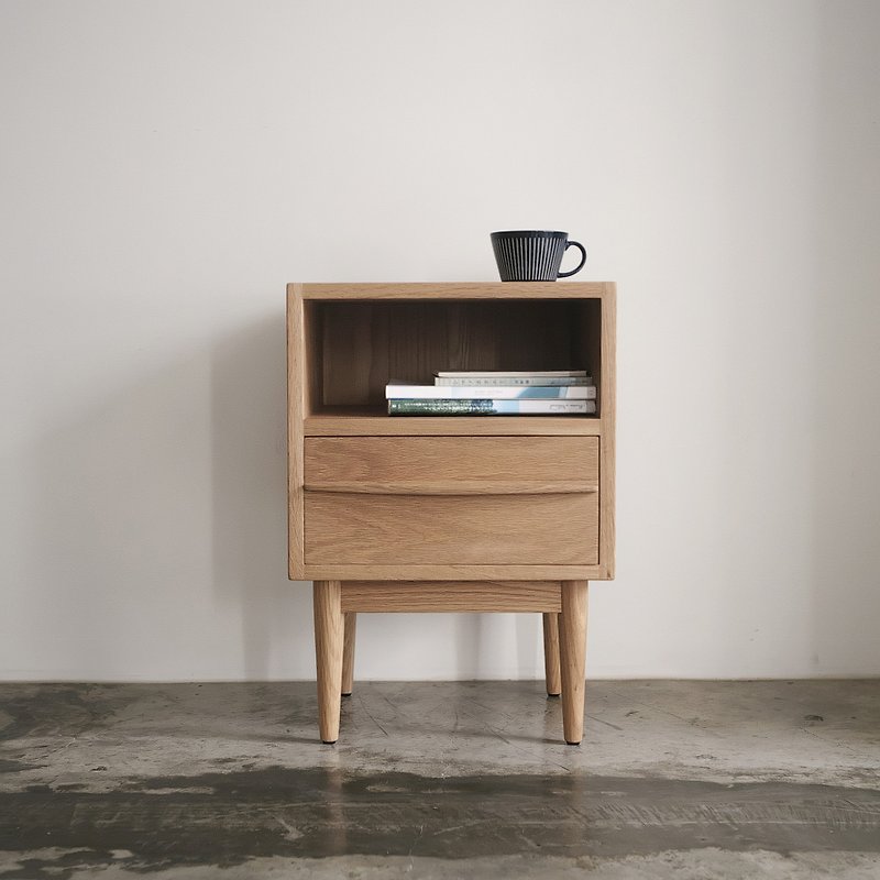 Robot .03 small side cabinet/bedside table - Wardrobes & Shoe Cabinets - Wood Brown