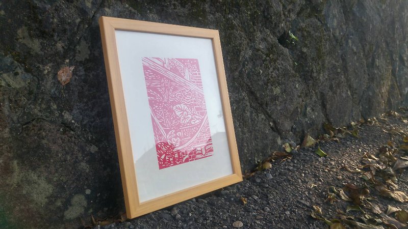 Convex prints【Ping'an Pavilion】 - Posters - Paper Red