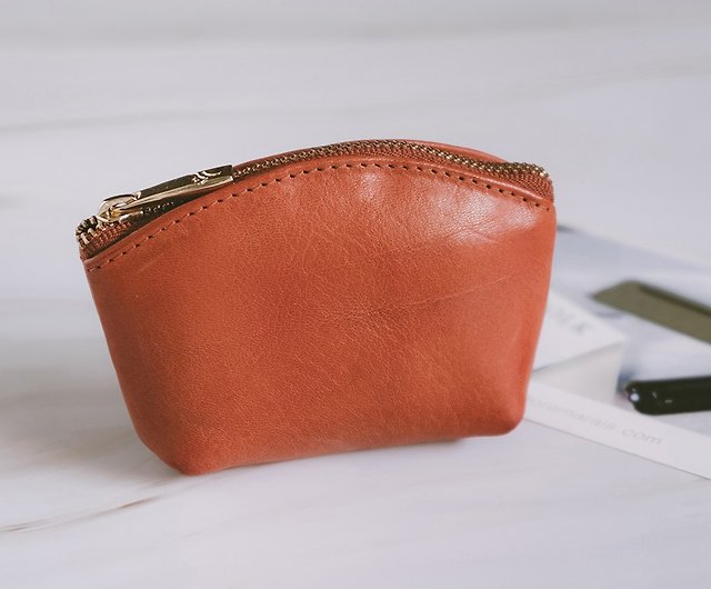 Genuine leather shell Mini coin purse X0002 - Shop colbieleather 