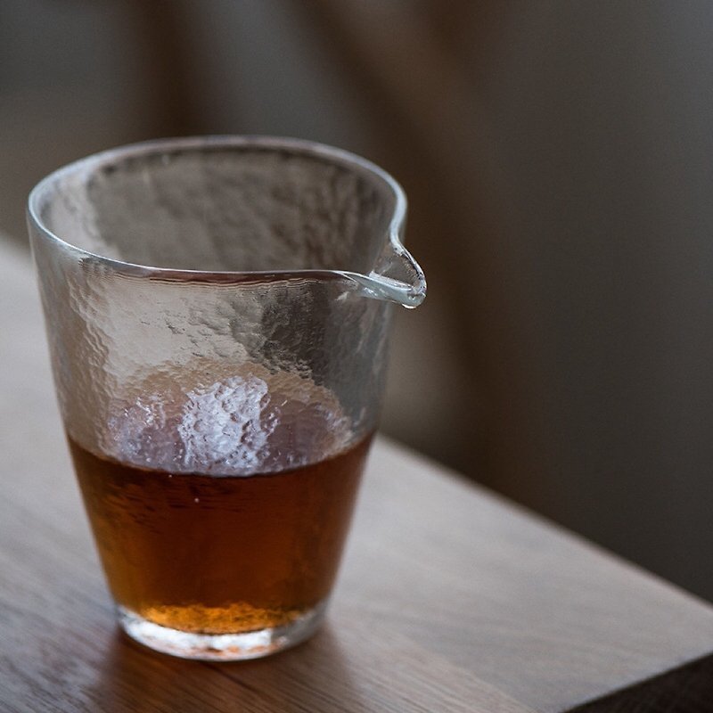 聞說|日式錘紋鷹嘴公道杯 加厚耐熱透明玻璃 - 茶壺/茶杯/茶具 - 玻璃 