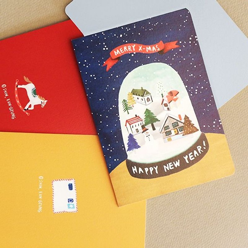 7321Design- Christmas -EK Christmas - Snowman country, 7321-85086 - Cards & Postcards - Paper Blue