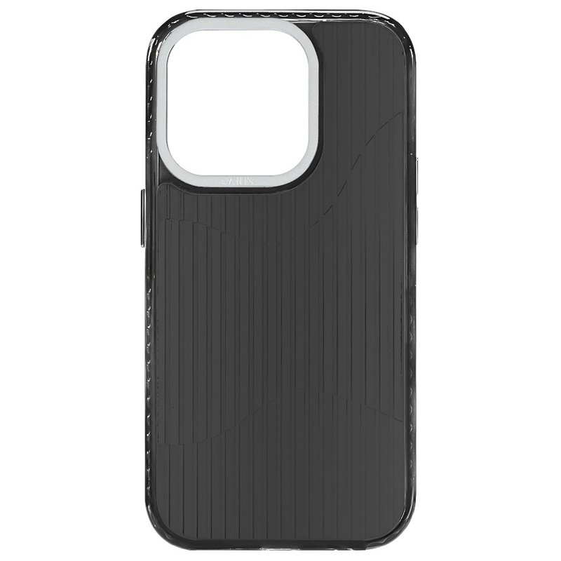 Changhong glass mirror case magnetic version with black frame for iPhone 16 15 14 13 Pro Max - เคส/ซองมือถือ - วัสดุอีโค สีดำ