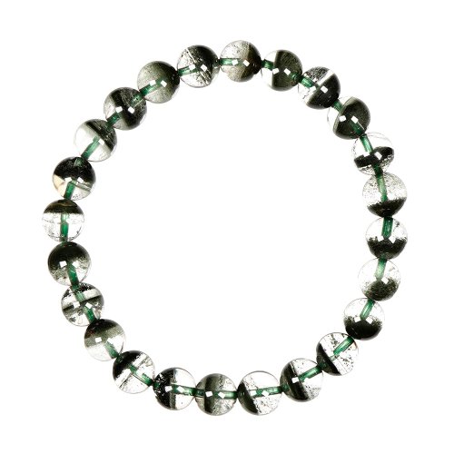 正佳珠寶 Gemsrich Jewelry 【正佳珠寶】綠幽靈 頂級玻璃體聚寶盆 7.3-7.8mm 綠幽靈手珠
